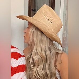 Stagecoach Resistol Straw Cowboy Hat sz. L (7 3/8)